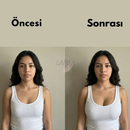 Lavinialuxe® Kollajen Göğüs Büyütme Bandı + EMS Hediye